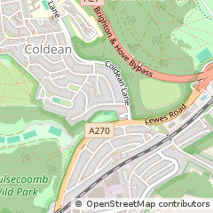 Map of Brighton, East Sussex