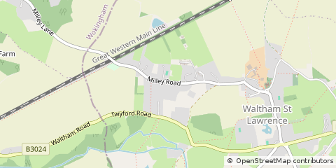 Map of Reading, Berkshire