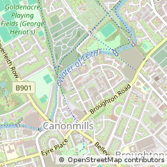 Map of Edinburgh, East Lothian