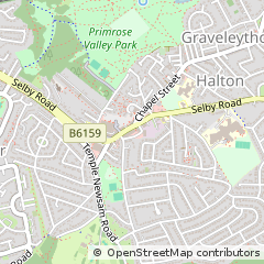 Map of Leeds, West Yorkshire