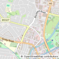 Map of Leicester
