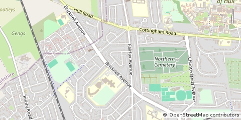 Map of Hull, East Yorkshire