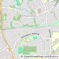 Map of Cardiff, Caerdydd