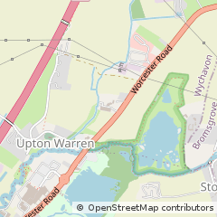 Map of Bromsgrove, Worcestershire