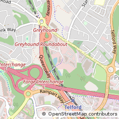 Map of Central Park, Telford