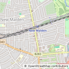 Map of NEW Malden