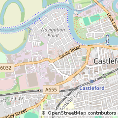 Map of Castleford