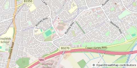 Map of Reading, Berkshire