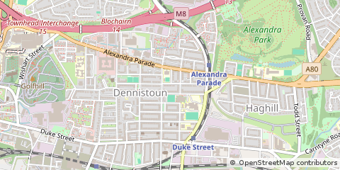 Map of Glasgow
