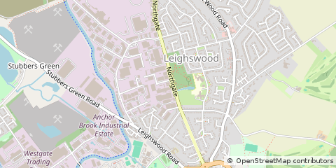 Map of Walsall, West Midlands