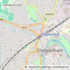 Map of Chippenham, Oxfordshire
