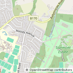 Map of Belfast, Antrim
