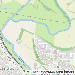 Map of Lewes, East Sussex