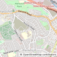 Map of Stoke-on-Trent