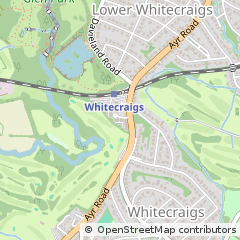 Map of Glasgow, East Renfrewshire