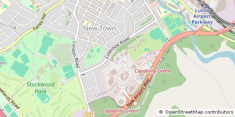 Map of Luton