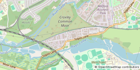 Map of Watford, Hertfordshire