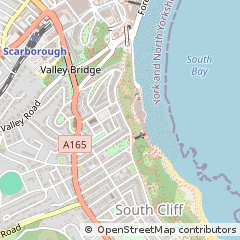 Map of Scarborough, North Yorkshire