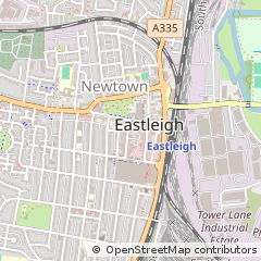 Map of Eastleigh, Hampshire