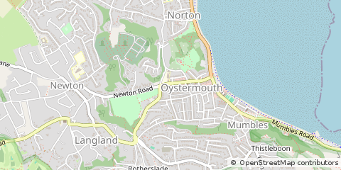 Map of Swansea