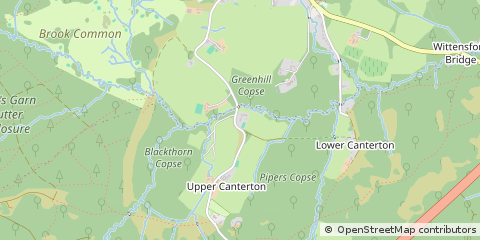 Map of Lyndhurst