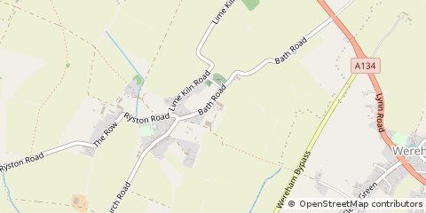Map of King's Lynn, Norfolk