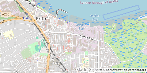 Map of Erith
