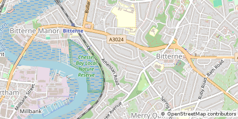 Map of Southampton, Hampshire