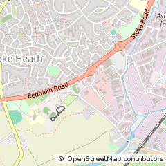 Map of Bromsgrove, Worcestershire