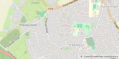 Map of Maidenhead, Berkshire
