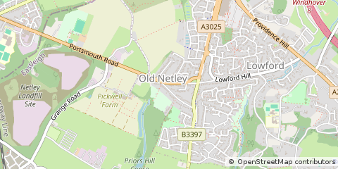 Map of Southampton, Hampshire