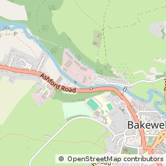 Map of Bakewell, Derbyshire