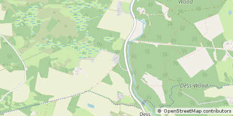 Map of Aboyne, Aberdeenshire