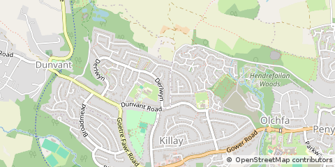 Map of Swansea
