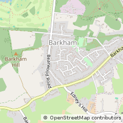 Map of Wokingham, Berkshire
