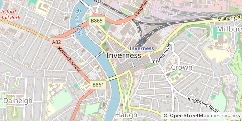 Map of Inverness