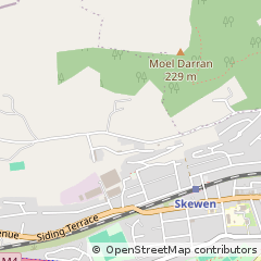 Map of Skewen, Neath
