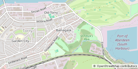 Map of Aberdeen