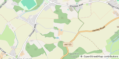 Map of Henley-on-Thames, Oxon