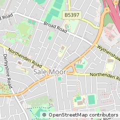 Map of Sale, Cheshire