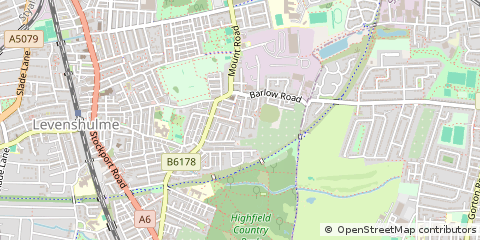Map of Manchester