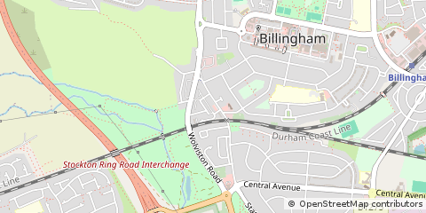 Map of Billingham