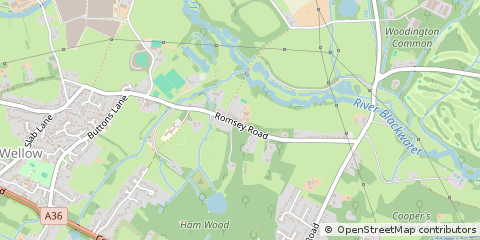 Map of Romsey