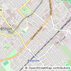 Map of Nottingham, Nottinghamshire