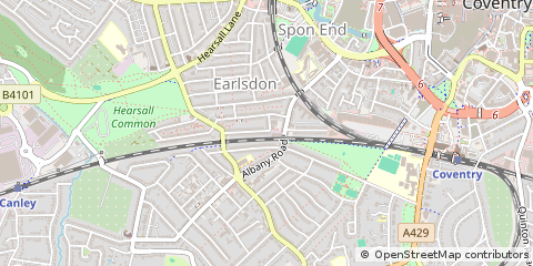 Map of Coventry