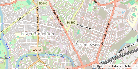 Map of Manchester