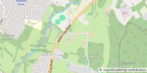 Map of Sidcup, Kent