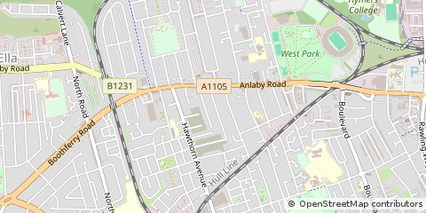 Map of Hull