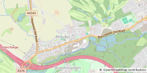 Map of Manchester, Greater Manchester