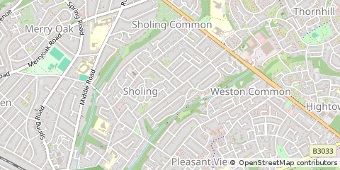 Map of Southampton